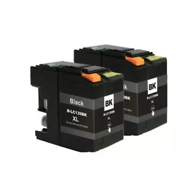 2x Black Ink Cartridge LC-139 XL For Brother MFC-J6520DW MFC-J6720DW MFC-J6920DW • $18.90