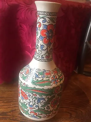 Vintage Metaxa Old Hand Made Porcelain Bottle Floral Design  • $8.99