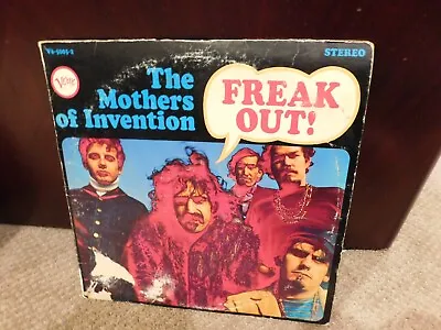 Frank Zappa The Mothers Of Invention  Freak Out  Dbl LP  Verve V6-5005-2  1966 • $27.99