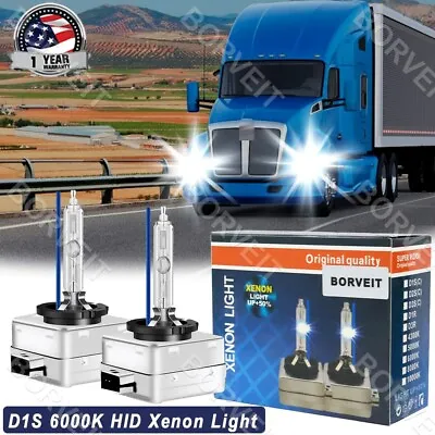 2x New D1S 5000K Xenon HID Headlight White OEM Bulbs For 2013-2018 Kenworth T680 • $32.45
