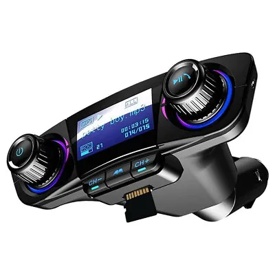 Wireless Bluetooth FM Transmitter Car Stereo Audio MP3 AUX Adapter USB Charger • $18.80