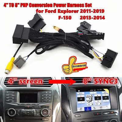 4  To 8  PNP Conversion Power Harness For Ford F-150 Explorer SYNC 1 To SYNC 3 • $84.99