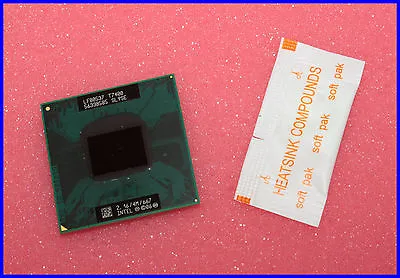 Intel Core 2 Duo T7400 SL9SE CPU 2.16 GHz 667MHz 4M Processor 100% Work • $13.02