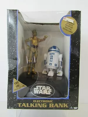 Star Wars Electronic Talking Bank 1995 C-3PO & R2-D2 Thinking Toys 13902 (Pg48C) • $45