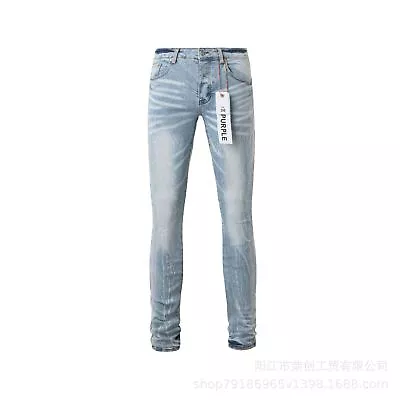 2024 Purple Brand Fanfare Color Coated Gradient Low Rise Skinny Jeans Pants • $59.97