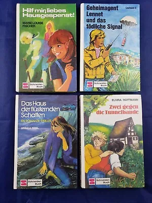 4 Vtg GERMAN CHILDRENS BOOKS  Schneider-Buch Hilfmirliebes Hausgespenst • $8.80