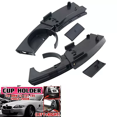 2 PCS Black Cup Holder For 2003-2008 BMW Z4 E85 E86 51457070323 51457070324 • $46.98