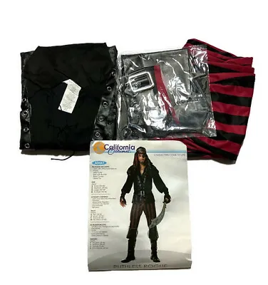Ruthless Rogue Pirate XL Adult Costume California Costumes • $19.99