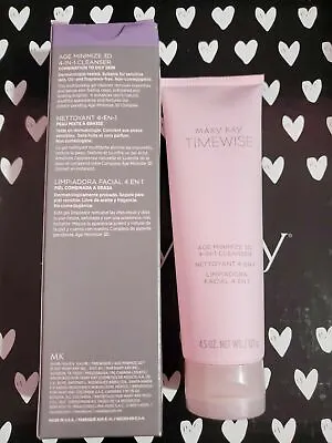 Mary Kay TimeWise Age Minimize 3D 4-in-1 Cleanser 4.5oz Combo To Oily Skin NIB  • $27.95