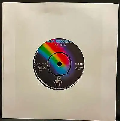 M – Pop Muzik - USED Vinyl 7  Single - No Side B Label • £2.24