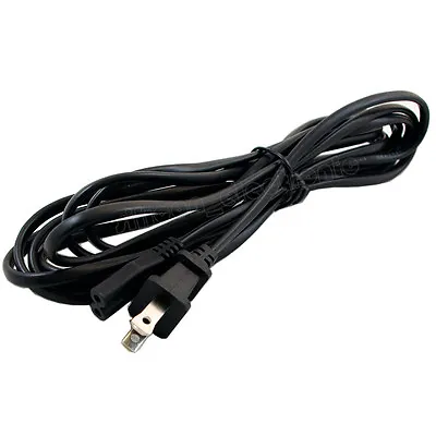 12Ft Extra Long AC Wall Power Cord For Led Lcd Tv Vizio Samsung 12 Feet 2 Prong • $7.99