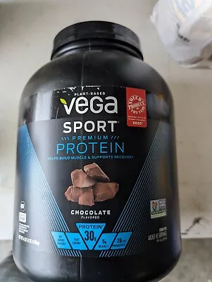 Vega Sport Premium Vegan Protein Powder Chocolate 45 Servings 30g Protein 5g • $10