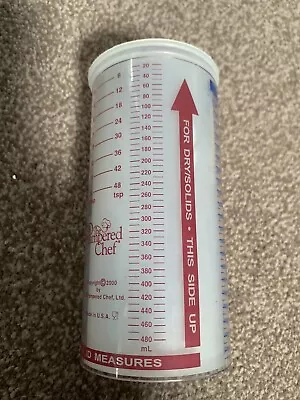 Pampered Chef Measure All Measuring Cup 2 Cups For Wet Dry Liquid Solid • £4