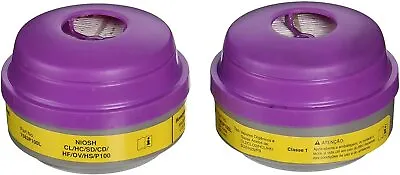 North 7583P100L Organic Vapor Acid Gas P100 Replacement Respirator Cartridge • $29.95