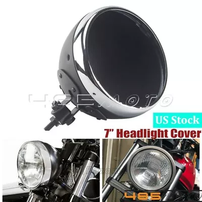 Motorcycle 7  Headlight Bucket Housing For Harley Heritage Softail Touring Glide • $39.99