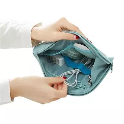 Wire Organizer Electronic Organizer Mobile Charger Holder Cable Storage Bag • £4.61