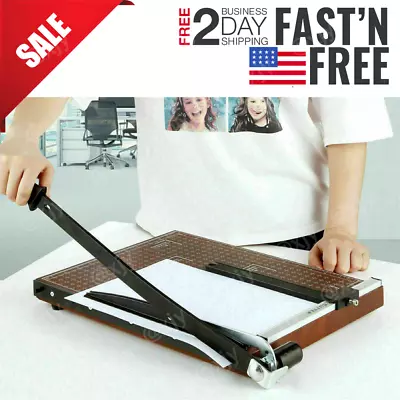 Heavy Duty Paper Cutter A4 Paper Trimmer Photo Guillotine Craft Home Office • $35.99