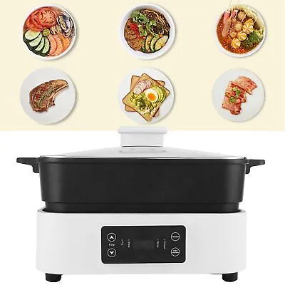 £56.50 • Buy 1500W Electric Grill Pan Pot BBQ Multi Cooker Portable Indoor Outdoor Camping