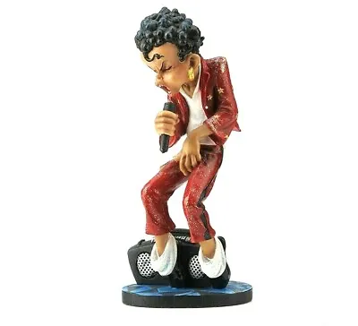 Michael Jackson Dancing W/ Boom Box Caricature Figurine Miniature 8.5 H New • $32.99
