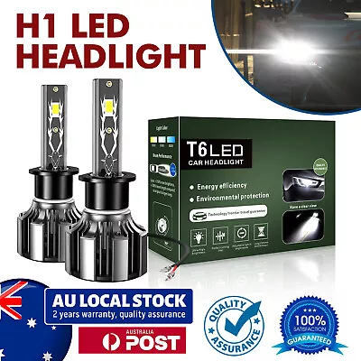 6000K H1 6000K LED Headlight Bulb 24000LM 200W Kit High/ Low Beam Super Bright • $34.79