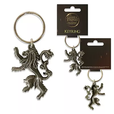 Official Game Of Thrones Lannister Keyring Lion Sigil Crest GOT Merchandise • £5.98