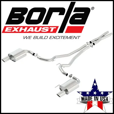 Borla S-Type 2.5  Cat-Back Exhaust System Fits 2015-2017 Ford Mustang GT 5.0L V8 • $1250.99