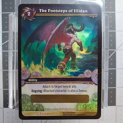 World Of Warcraft The Footsteps Of Illidan Loot Card Unscratched Unused WoW TCG • $11.95