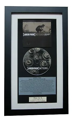 LINKIN PARK Meteora CLASSIC CD Album GALLERY QUALITY FRAMED+EXPRESS GLOBAL SHIP • £44.95