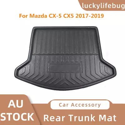 Rear Trunk Cargo Floor Tray Boot Liner Black Cover For Mazda CX-5 CX5 2017-19 • $32.29