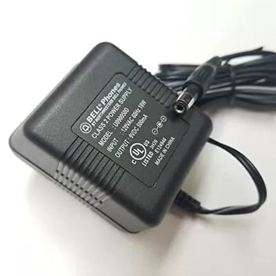 AC-DC Adapter 9 Volts DC @ 500mA ; 2.1 DC Power Plug; Positive Center • $4.30