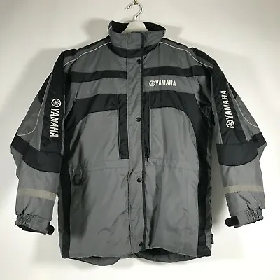 Yamaha Snowmobile Technical Jacket Thermolite Plus Grey Black Reflective Sz M • $89.99