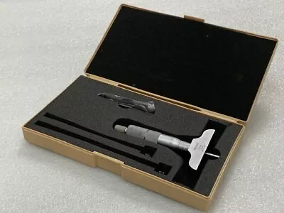 Mitutoyo 129-113 DMC 100-50 Interchangeable Rods Metric Depth Micrometer Used • $120