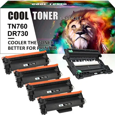 TN760 Toner Cartridge DR730 Drum For Brother MFC-L2710DW DCP-L2550DW HL-L2395DW • $42.98