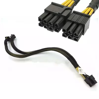 VGA GPU Power Cable Adapter 8 Pin To Dual 6 Pin For Dell Precision T3600 T5600 • $20.56