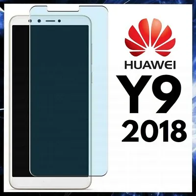 For HUAWEI Y9 2018 FULL COVER TEMPERED GLASS SCREEN PROTECTOR GENUINE GUARD • £4.87