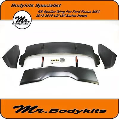 Plastic Made Spoiler Wing For Ford Focus MK3 Hatch LZ/LW 2012-2018 By Mr Bodykit • $295