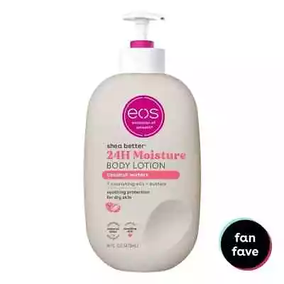 Eos Shea Better Body Lotion - Coconut Waters 24-Hour Moisture Vegan 16 Fl Oz • $14.98