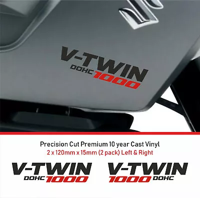 1000 V-Twin Decal Sticker Premium 10 Year Vinyl FIT Suzuki V-Strom NON OEM 2 • £6.99