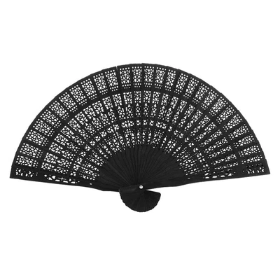 £6.63 • Buy Bamboo Hand Fan Fragrant Wood Wooden Chinese Folding Fan Wedding