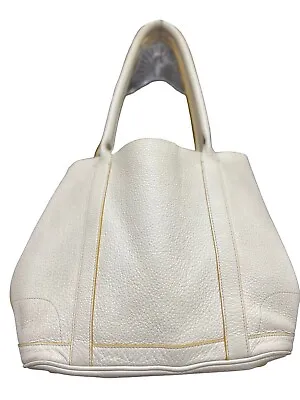 J CREW BORGE GARVERI UPTOWN Bag Tote Mustard Leather Shoulder • $99.99