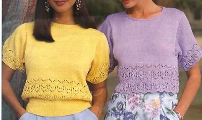 £2.69 • Buy Vintage Knitting Patterns Ladys Sweater Cardigans Tops 30 Designs To Choose From