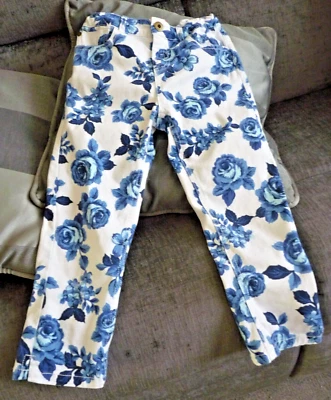 £0.99 • Buy Girls Crop Trousers 2 Front 2 Back Pockets Age 8yrs Joules With Small Repair