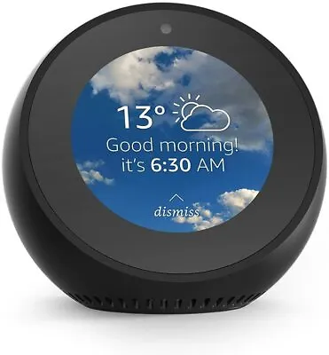 Amazon Echo Spot In Black - Stylish Smart Assistant Compact Echo With A Screen • £54.95