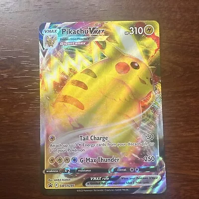 Pokémon TCG Pikachu VMAX Sword & Shield SWSH286 Holo Promo Promo • $1