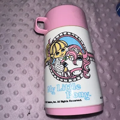 Vintage My Little Pony Thermos Yum Yum Aladdin 1986 Hasbro 80s Retro Exc Cond • $19