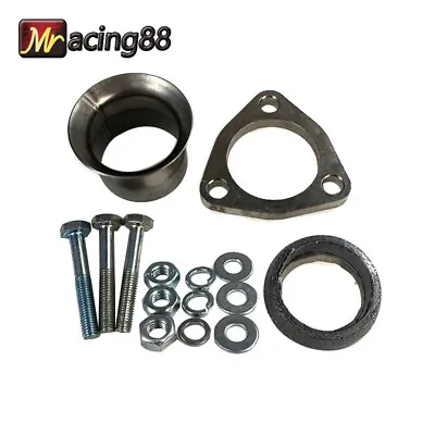 New Fit Exhaust Flared Y Pipe Triangle Flange Repair Kit 2 1/4  Semi-Direct • $34.99