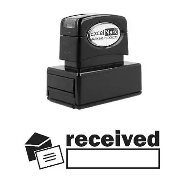 Mail Icon Received Stamp - Self-Inking / Black • $10