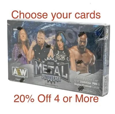 AEW Upper Deck Skybox Metal Universe 2022 - Pick Your Base Cards Wrestling • £0.99