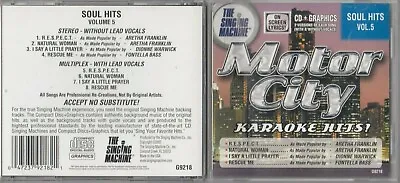 Motor City Karaoke Hits [Soul Hits Vol 5] CD 2002  • $3.79