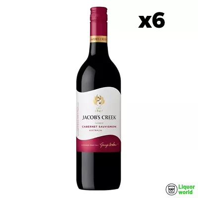 Jacob's Creek Classic Cabernet Sauvignon Red Wine Case 6 X 750mL • $75.99